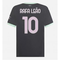 Camisa de Futebol AC Milan Rafael Leao #10 Equipamento Alternativo 2024-25 Manga Curta